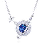 Harmonious Universe Silver Necklace