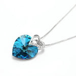 Blue Kyanite Heart Necklace