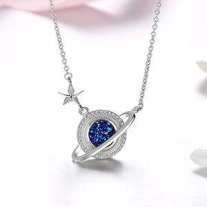 Harmonious Universe Silver Necklace