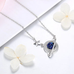 Harmonious Universe Silver Necklace