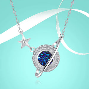 Harmonious Universe Silver Necklace