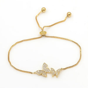 Crystal Butterfly Bracelet