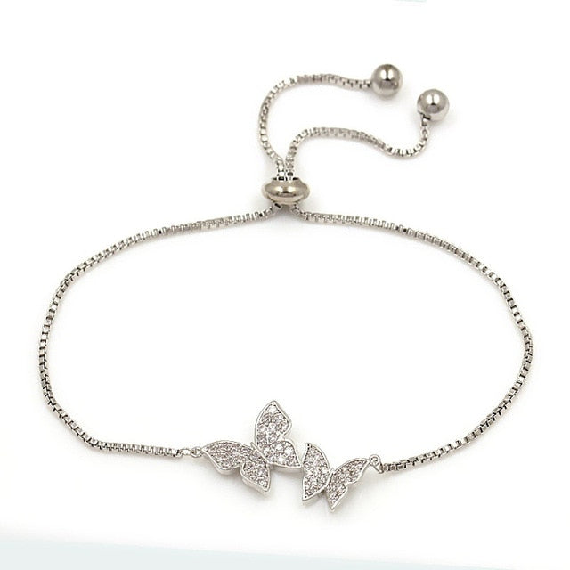 Crystal Butterfly Bracelet