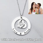 Photo and Names Necklace