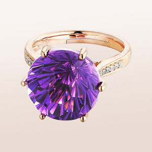 Purple Fashion Adjustable Ring